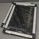 BAFLOTEX Adjustable Window Screens Expandable 2 Ways Expandable Window Screen 10" Height*14" Width-24" Width with White Frame for House Windows 2 Pack of Small Screens