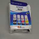 Epson 522 EcoTank Ink Ultra-high Capacity Bottle Black & Color Combo Pack (T522120-BCS) Works with ET-2720, 2800, 2803, 2840, 4700, 4800, 4810