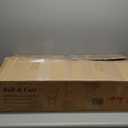 Ball & Cast Upholstered Swivel Counter Stools Kitchen Bar Stools 24" Seat Height Wooden Stool Chair, Cream White Set of 1