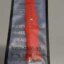 CreateGreat Leopard Engraved Bands Compatible with Apple Watch Band 42mm 44mm 45mm 46mm 49mm Women, Cheetah Silicone Strap Compatible with iWatch Series 10 9 8 7 6 5 4 3 2 1 SE Ultra,Red