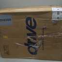 Drive Medical Lightweight Folding Transport Wheelchair - Reliable Mobility Support - Durable Steel Frame - Swing-Away Footrests - Compact Travel Design - Silver (1 Count (Pack of 1))