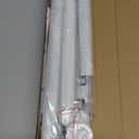 ALLZONE Shower Curtain Rod Tension No Drill, 42-83 Inches,Heavy Duty Tension Curtain Rod, Rustproof Shower Rods for Bathroom, Adjustable Spring Tension Rods for Windows,White