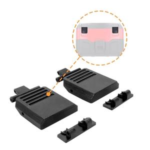 SplashNColor Top Latch Hinge Replacement Compatible with Milwaukee 0880-20 M18 M18VC2 18V Wet/Dry Vacuum – Durable Upper Latch Assembly – Vacuum Parts & Accessories – Commercial Vacuum Parts – 2 Pack