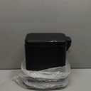 Homie Soft Close, Slim Trash Can 1.6 Gallon with Anti - Bag Slip Liner and Lid, Use as Mini Garbage Basket, Slim Dust Bin, or Decor in Bathroom, Restroom, Kitchen, or Bedroom (Matte Black)