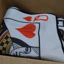 4CT 2026 Adult Couples Halloween King&Queen Playing Card Costumes and Crown