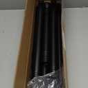 Black Long Curtain Rod Tension Shower Curtain Rods 30 to 120 inch Adjustable Spring Heavy Duty Rods for Bathroom Windows Outdoor No Drill No Slip Spliced and Telescopic Design