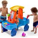 Step2 Car Wash Splash Center, Kids Water Table & Pretend Play Car, Activity Sensory Playset, Summer Outdoor Toys, 13 Piece Water Toy Accessories, For Toddlers 3+ Years Old