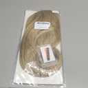 SEIKEA Versatile Drawstring Ponytail Extension, 18" Long Wavy Multi Layered Clip in Ponytail Hair Extensions Stand Up High Fake Pony Tail Soft Natural Synthetic Hairpiece Ash Blonde/White Blonde