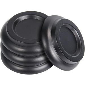 Piano Caster Cups Upright Piano Caster Cups Wood coasters Cups (Wood Black-4pc)