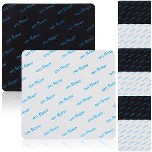 iplusmile Anti-Slip Stickers - 8Pcs 3.93X3.93In Pu for Hardwood and Tile Floors - Reusable Non-Slip Pads in Assorted Colors for Home Use