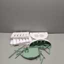 Momcozy DIY Larger Bottle Drying Rack for 18 Bottles, Space Saving Countertop Vertical Rack with Brushes Holder, Detachable Travel Bottle Rack for Baby Accessories & Pump Parts