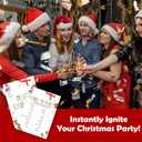 Finish The Phrase Christmas Party Game Card Set - 20 Christmas Game Cards Funny Holiday Activity for Family Adults Teens - Xmas Party Decoration & Supplies(Snowman Sock)- A04