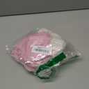 CCINEE 12Pack Mini Christmas Stockings, Pink and White Knitted Xmas Stocking Small Knit Hanging Stocking Decoration for Holiday Home Wall Fireplace Christmas Tree Decor