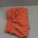 Wrap Around Dust Ruffle Bed Skirt - Coral - for King Size Beds with 18 Inch Drop - Easy Fit Elastic Strap - Adjustable Pleated Bedskirt w/Brushed Fabric - Wrinkle Free - for Women, Men, Kids & Teens