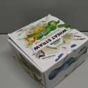 Grow Forward Premium Wheat Straw Plates and Bowls Sets - 8-Piece Wheat Straw Dinnerware Sets - Unbreakable & Reusable Microwave Safe Plastic Dinner Plates for Outdoors, RV, Camping Dishes - Seascape