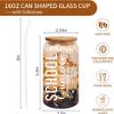 School Counselor Gifts, Counselor Appreciation Gift, School Counselor Week gifts, Counselor Gifts for Women Men, School Counselor Office Must Haves Glass Cup 16 OZ