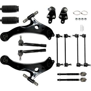 labwork 14Pc Front Suspension Kit Control Arms Replacement for Toyota Camry 2007-2011