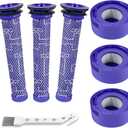 6 Pack Vacuum Filter Replacement Kit for V7, V8 Animal and V8 Absolute Cordless Vacuum, 3 Pre Filter, 3 Post Filter, Replaces Part # 965661-01 & 967478-01