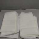 OWENIE Ivory Sheer Curtains, Sheer Curtains 96 inches Long 2 Panels Set, Rod Pocket Voile Fimly Sheer Drapes for Living Room/Bedroom, 2pcs, Each 59" W x 96" L