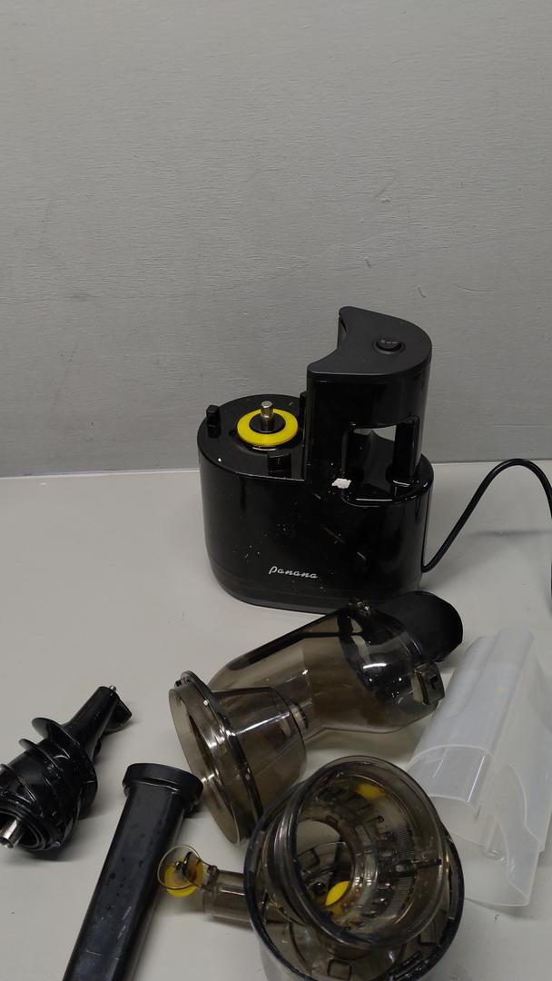 Panana Juicer Machine, 3.2" Feed Chut Cold Press Juicer, Slow Masticating Juicer, 500W Batch Juicing, High Juice Yield