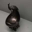 Design Toscano KY101961 Peacock's Bounty Centerpiece Sculptural Bowl, Bronze