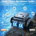 U8 Cordless Robotic Pool Cleaner for Walls & Waterline, Automatically Climbs & Cleans, No Hand-Scrubbing, Auto-Docking, 150min Runtime Pool Vacuum Robot for Inground Pools up to 2600 Sq.ft