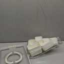 TAROSE Snackle Box Container, 8 Compartments Divided Serving Tray with Lid and Handle, Portable Snack Box Containers for Veggie Tray Charcuterie Boxes Fruit Storage Candy Organizer (8 Compartments) (11.4"x8.3"x2.8"- 8 Compartments)