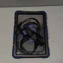 Case for Samsung Galaxy Tab A9+/A9 Plus 11 Inch 2023(SM-X210/X216/X218), Ubearkk Full-Body Drop Protection Case with Screen Protector, 360 Rotating Stand and Hand/Shoulder Strap, Navy Blue