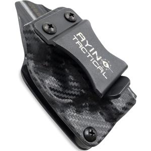 2 in 1 Concealed Carry Holster IWB OWB Right-Handed Holster, Made in USA, Optics Cut, Positive Adjustable Retention