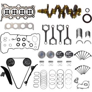G4NA 2.0 Engine Overhaul Rebuild Kit With Crankshaft Con Rods Piston Gasket And Timing Chain Kit Fit For Hyundai Elantra Tucson Kia Forte 2.0L 2014-2016 23110-2E501 209202EA00