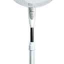 BLACK+DECKER 16" Stand Fan with Pedestal Base, Height Adjustable Pedestal Fan with Remote and Touch Control Panel, Free Standing Fan with 90-Degree Oscillating and 3-Speed Settings, White