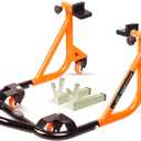 Grand Pitstop Universal Adjustable Rear Paddock Stand for Motorcycle with Swingarm Rest 360 Dismantable, Motorcycle Weight Up to 500 lbs/ 226 Kgs
