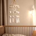 Wenqik Crib Mobile for Nursery Green Leaf Dragon Mobile Crib Forest Green Forest Shower Gift for and(Bohemia)