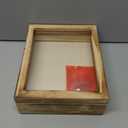Love-KANKEI Shadow Box Frame 8x10 Shadow Box Display Case with Linen Back Memorabilia Awards Medals Photos Memory Box Gift Carbonized Black