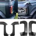 Corner Guards Protector Compatible with Ford Bronco 2024 2023 2022 2021 2/4 Door Front Rear Corner Protector Edge Guards Trims Cover(Not Sport)