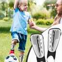 Upgraded Soccer Shin Guards for Kids Youth Adults, CE Certified AirsFish Shin Guard Sleeves Protection Gear for Boys Girls Soccer Games EVA Cushion Reduce Shocks and Injuries