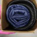 Toozey Pet Heating Pad, 6 Adjustable Temperature Heated Cat Bed with Timer, Waterproof Electric Heated Mat for Dogs and Cats, Chew Resistant Cord, Safe Indoor Use, 18x16in (Navy Blue)