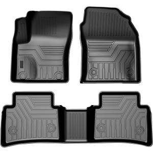 KUST Floor Mats for 2020-2025 2026 Toyota Corolla (Not for Corolla Cross) All Weather TPE Rubber Liner Custom Fit 2 Row Seat Carpet 3D Front Rear Black 3PCS