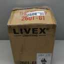 Livex Lighting 2601-61 Exeter 1-Light Outdoor Wall Lantern, Charcoal