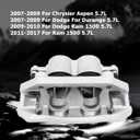 cciyu 18B5054 18B5055 Front Left & Right Brake Calipers With Bracket For Chrysler For Aspen,For Dodge For Dakota/For Durango/For Ram 1500,For Ram For 1500/For Dakota