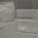 6 Pcs 3 Size Acrylic Cube Display Risers Acrylic Boxes Dessert Display Nesting Cubes, Buffet Risers with Hollow Bottom for Jewelry Collectibles Cosmetics Figures Show