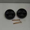 KOOTANS Deck Wheels Replace for Cub Cadet Troy Bilt Craftsman MTD 734-04155 Toro 112-0677, Mower Deck Wheel Kit with Shoulder Bolts and Nuts (2 Pack)