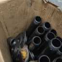 48'' x 12'' Malleable Cast Iron Pipe Shelves, 5 Tier, Vintage Industrial Wall Mount DIY Open Storage Rack, Bookshelf Shelving Unit, Shelf Shelves, Home Improvement Kitchen Shelves