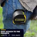 3 x Magnetic Tool Holder, with Strong Magnet & Durable Metal Clip, Designed for Holding Hardware Tools Such as Nails, Hammers, Screws, Screwdrivers, Wrenches