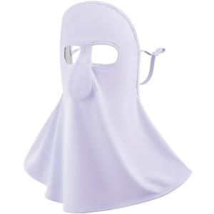 Neck Gaiter Face Mask Sun Protection Balaclava Bandanas Full Face Scarf Covering UPF50+ Sunscreen Mask With Ear Loops Blue