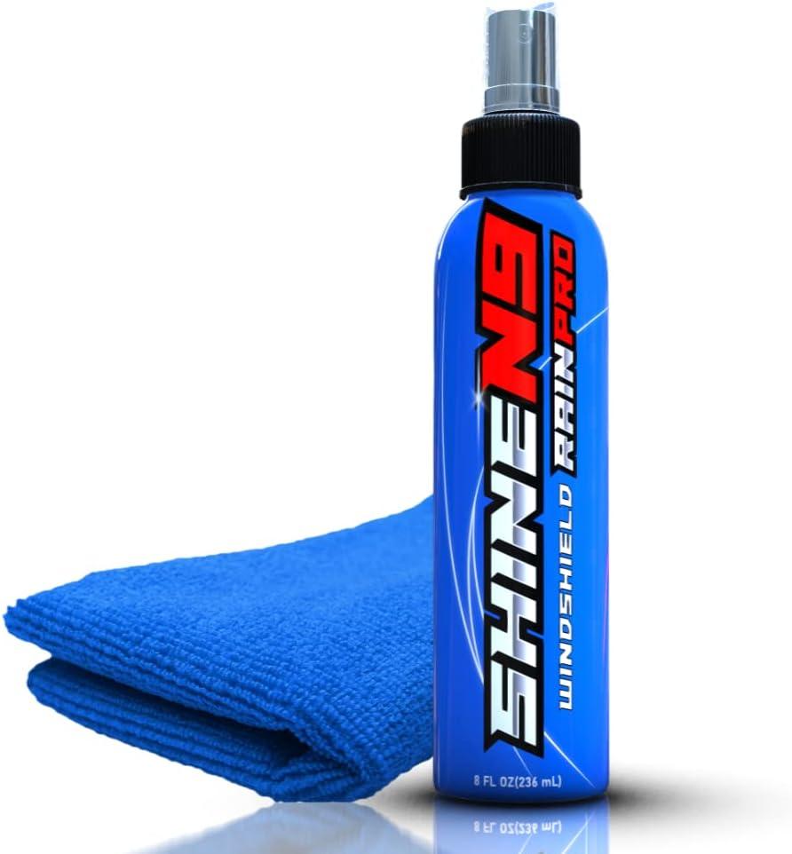 RainPro Windshield Treatment Premium Car Windshield Treatment with 300gsm Microfiber Cloth  No-Smearing or Rainbow Marks  Long-Lasting Glass Treatment for Up to 6 Months