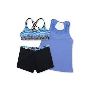 Swimsuit XL Women Blue Black