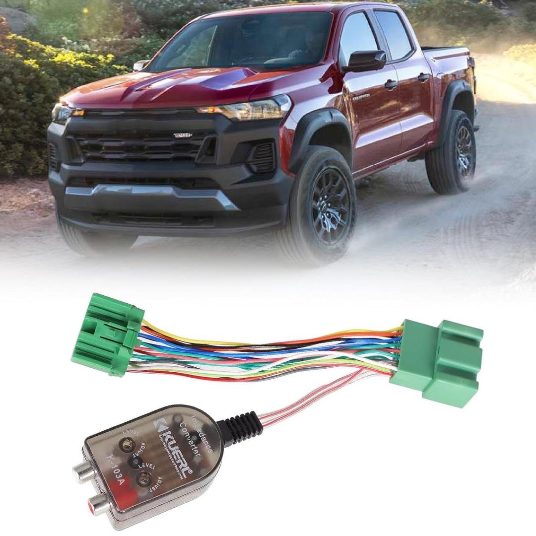 Original Car Radio System Added Amp Adapter Harness Fit for GM Vehicles Chevy Camaro Colorado Silverado GMC Canyon Yukon Sierra 1500 2500HD 3500HD