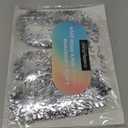 Cheerland Clearance Silver Snowflakes Decorations Garland for Hanging Decoration Winter Wonderland Christmas Onederland Office Dorm Hanukkah Holiday Bridal Shower Winter Ceiling Decor Xmas Backdrop