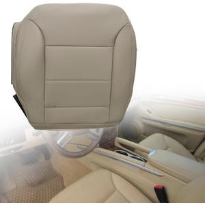 GXARTS Front Driver Side Bottom Replacement Leather Seat Cover Tan Compatible with Mercedes-Benz ML320 ML350 ML450 ML500 ML550 2009 2010 2011 2012 2013 Compatible with Mercedes-Benz R350 2013 2011